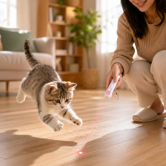 Automatic Laser Pointer Toy for Cats Play Everyday