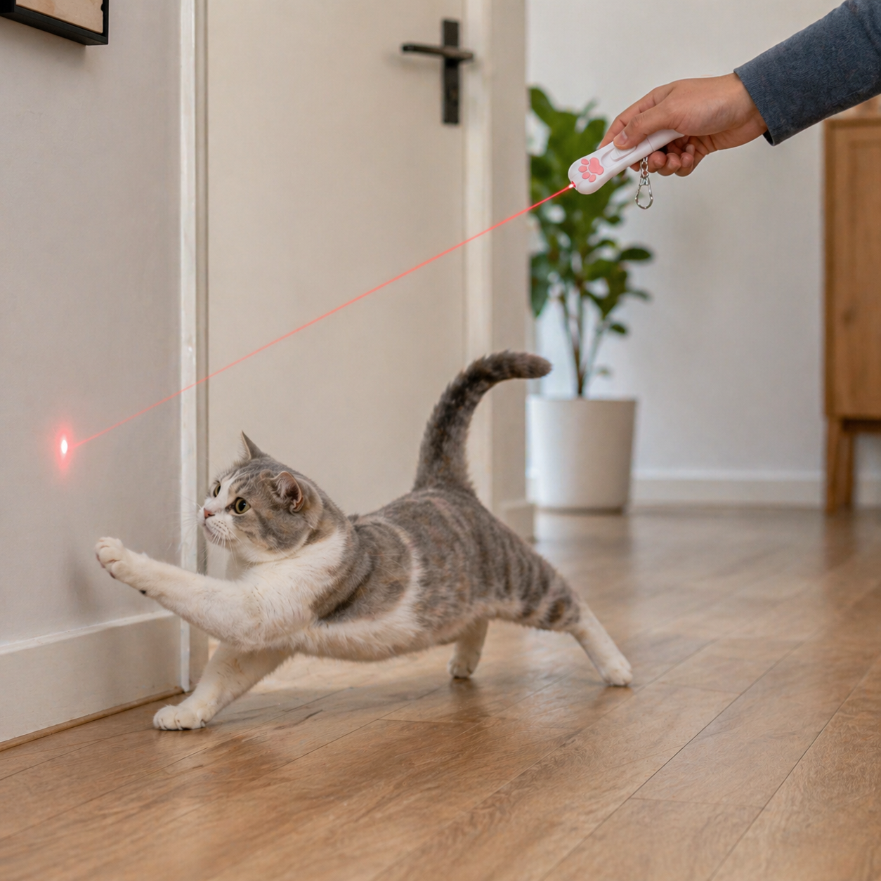 Automatic Laser Pointer Toy for Cats Play Everyday
