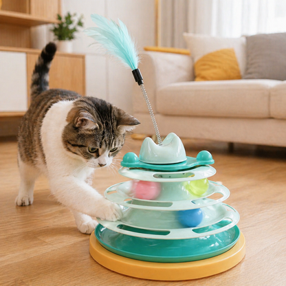 Scratching Post for Cats Playful Hunters Endless Premium