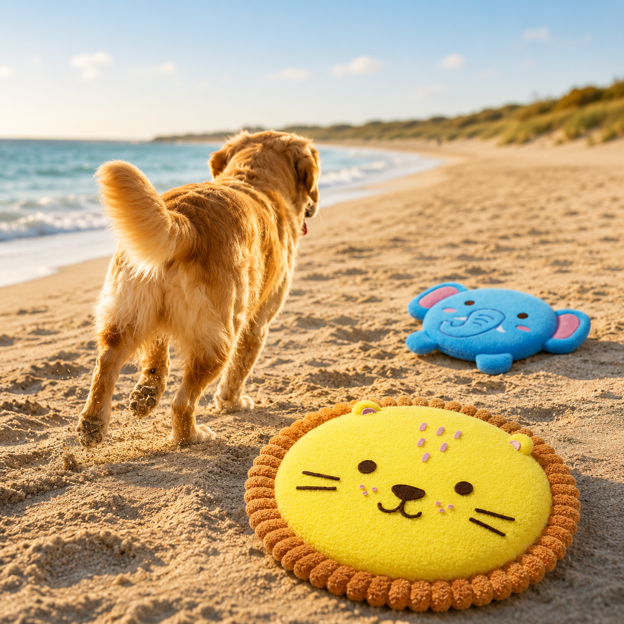 Plush Toy for Dogs Built Play Exercise Soft