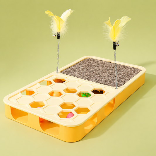 Slow Feeder Bowl for Cats Feeding Time Smart