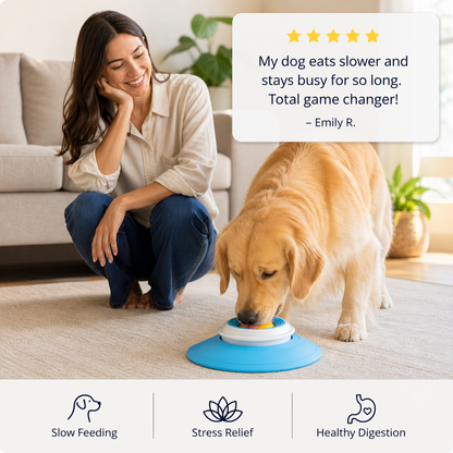 Slow Feeder Lick Mat for Dogs Treat Time
