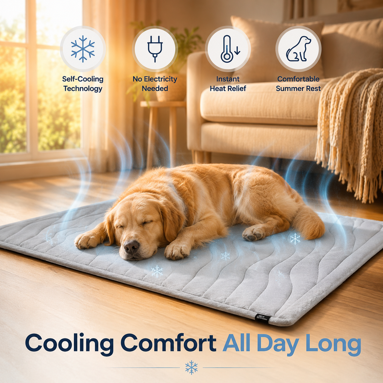 Cozy Bed for Cats & Dogs Give Cool