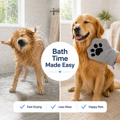 Drying Towel for Cats & Dogs Bath Time