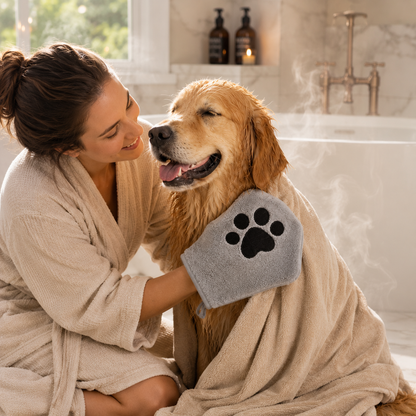 Drying Towel for Cats & Dogs Bath Time