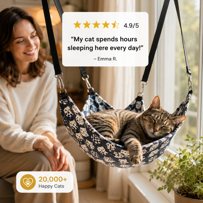 Hammock for Cats Window Seat Encourages Premium Everyday