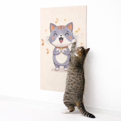 Wall Sisal Scratching Post for Cats Vertical Stretching