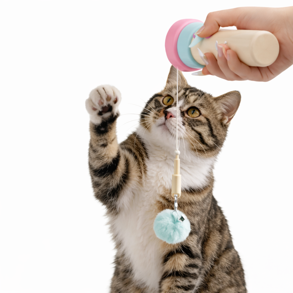 Electric Interactive Wand Teaser for Cats High Frequency