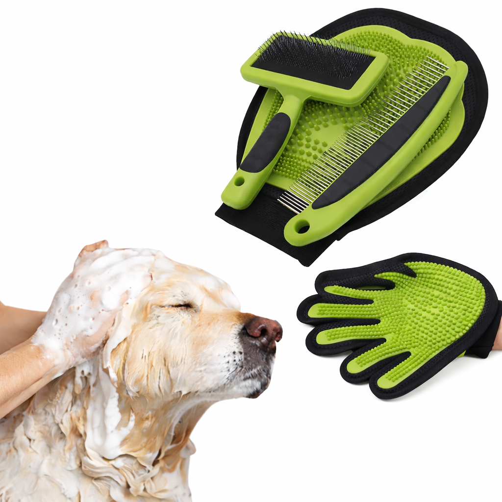 Grooming Brush for Cats & Dogs Comprehensive Deep 3-IN-1