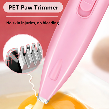 Quiet Precision Ceramic Hair Trimmer for Cats & Dogs