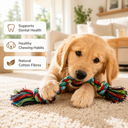 Cotton Dental Care Tool for Dogs Chew Play