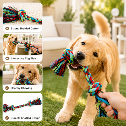 Cotton Dental Care Tool for Dogs Chew Play
