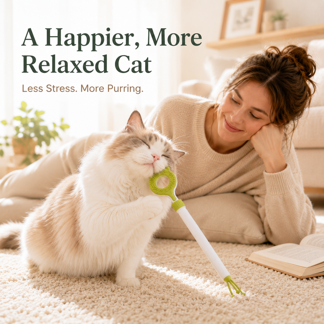 Massager for Cats Stroke Pure Purring Happiness Premium