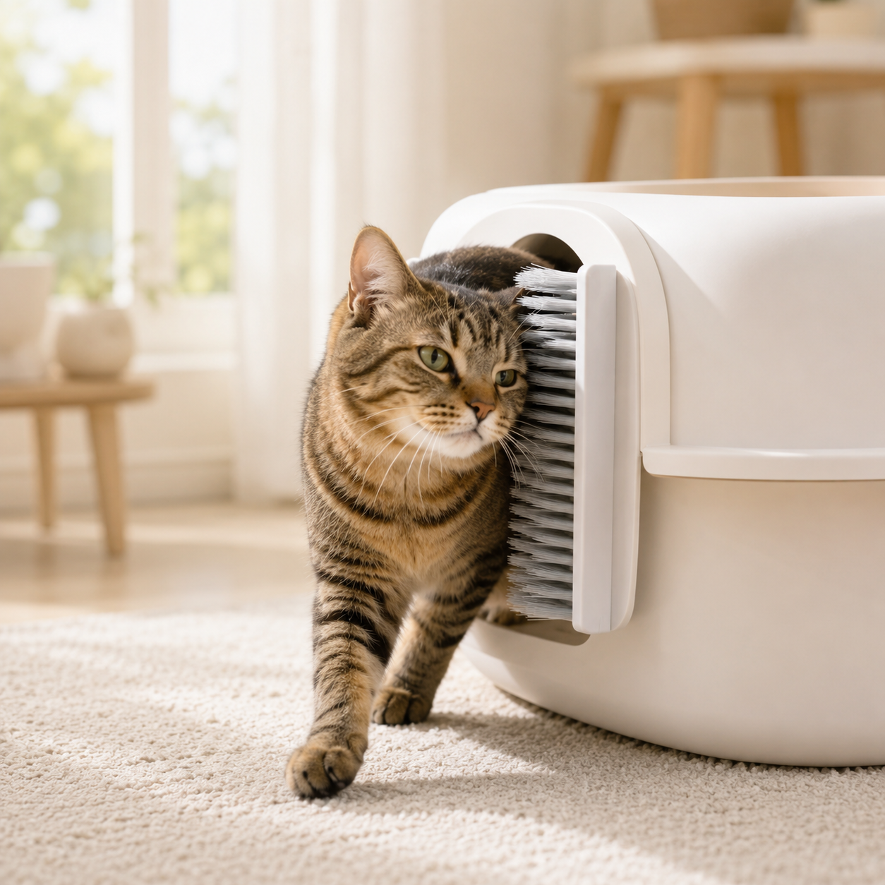 Massager for Cats Self Grooming While They Premium