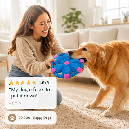 Plush Chew Toy for Dogs Interactive Fetch Soft