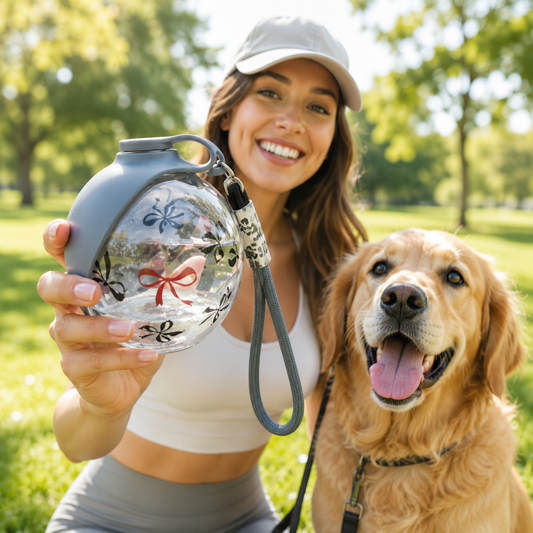 Water Fountain for Dogs Fresh Anytime Anywhere Lightweight