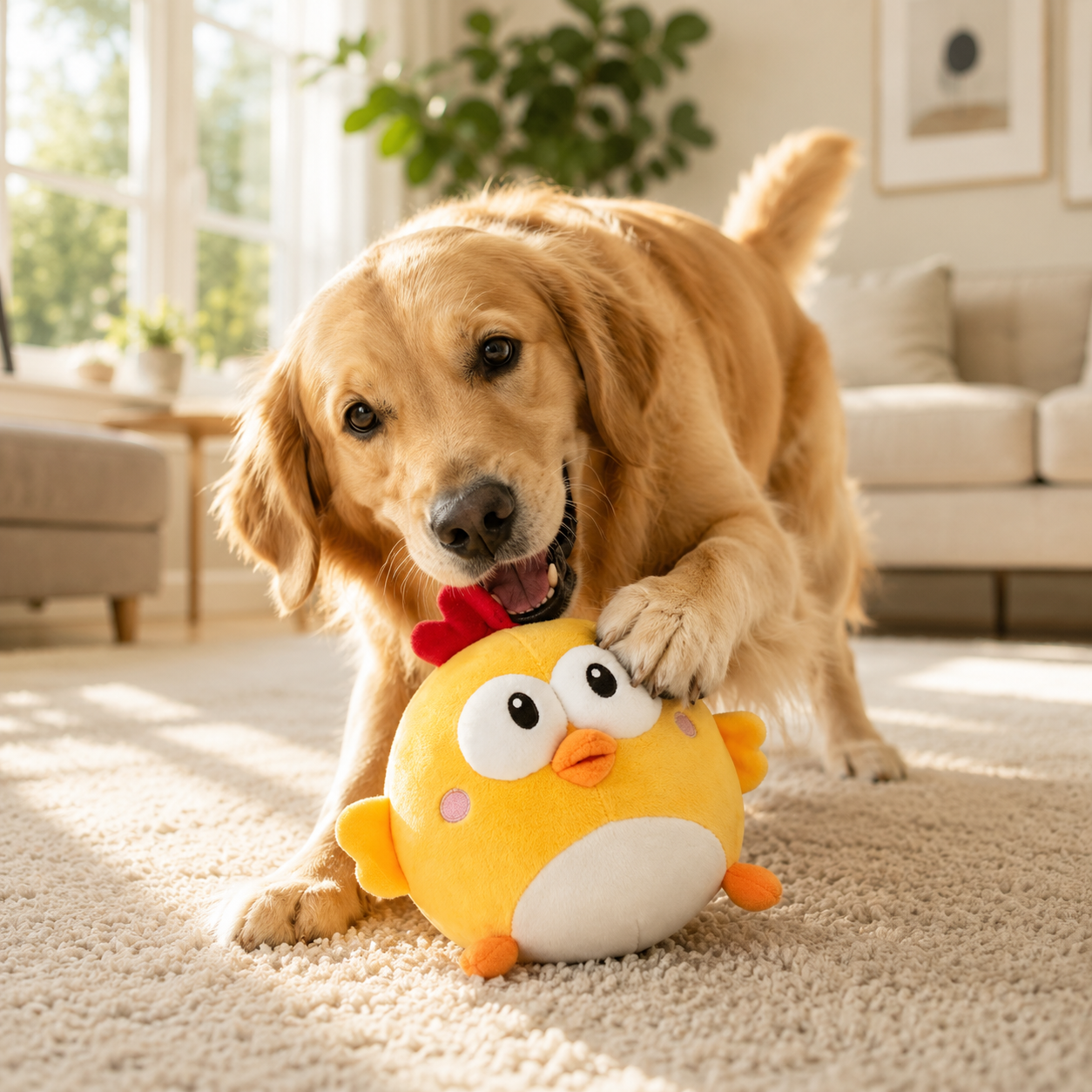 Plush Toy for Dogs Interactive Play Sparks Excitement