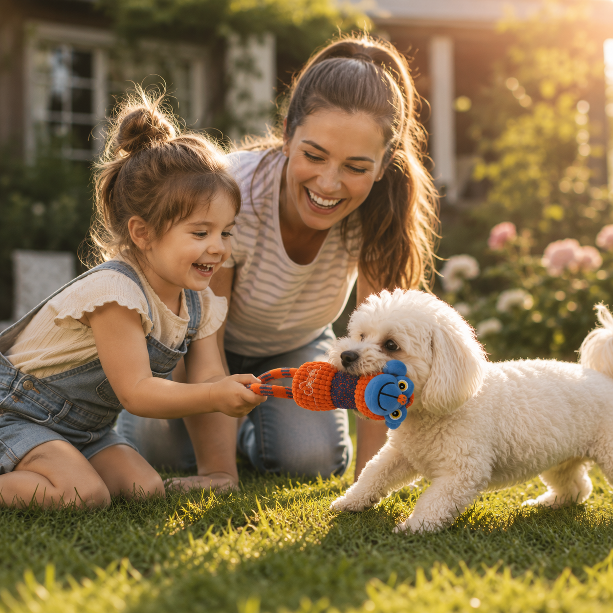 Dental Care Tool for Dogs Entertained Great Toss