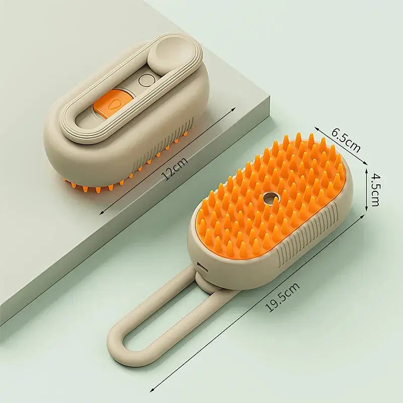 Massager for Cats Groomed Steam Brush Multifunctional 3-IN-1