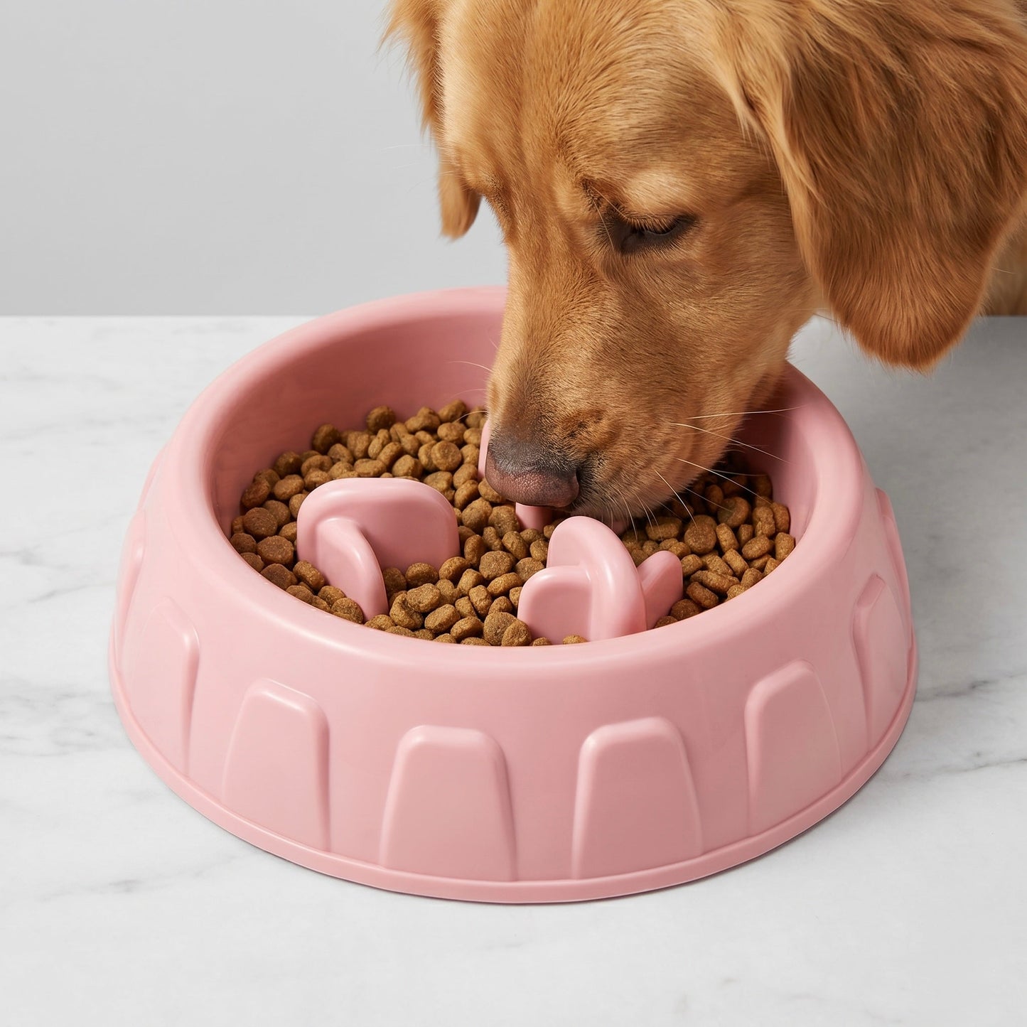 Slow Feeder Bowl for Cats & Dogs Help