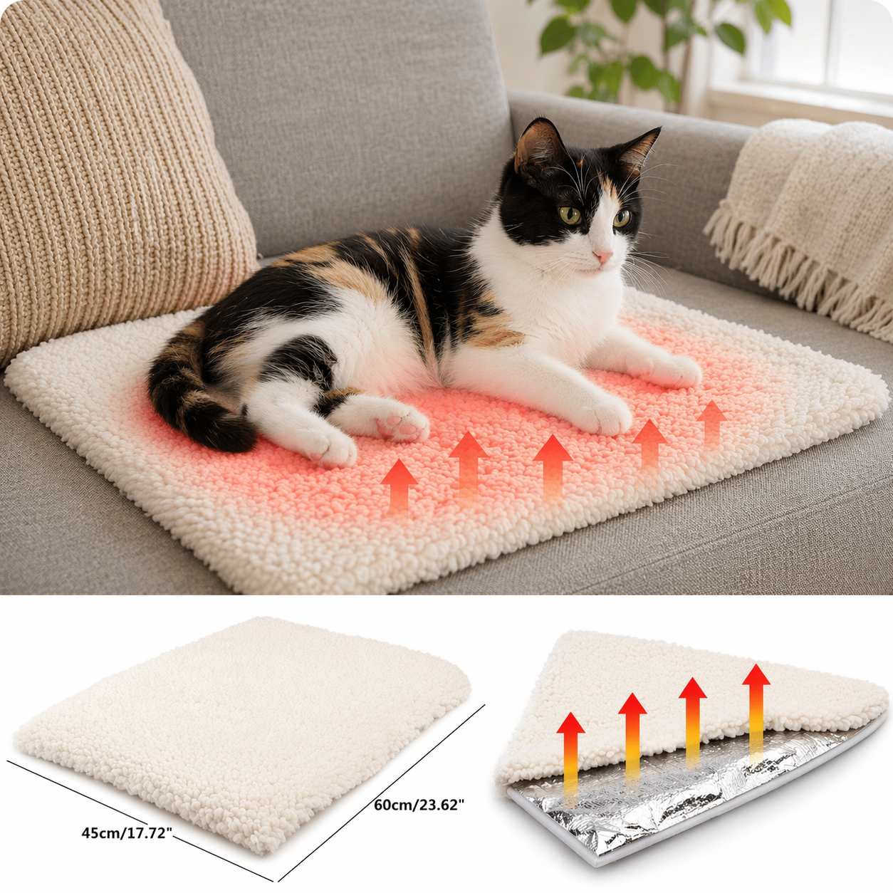 Cozy Bed for Cats Warmth Will Natural Without