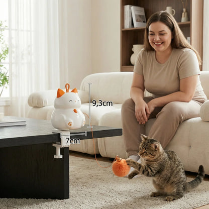 Interactive Plush Wand Teaser for Cats Play Awakens