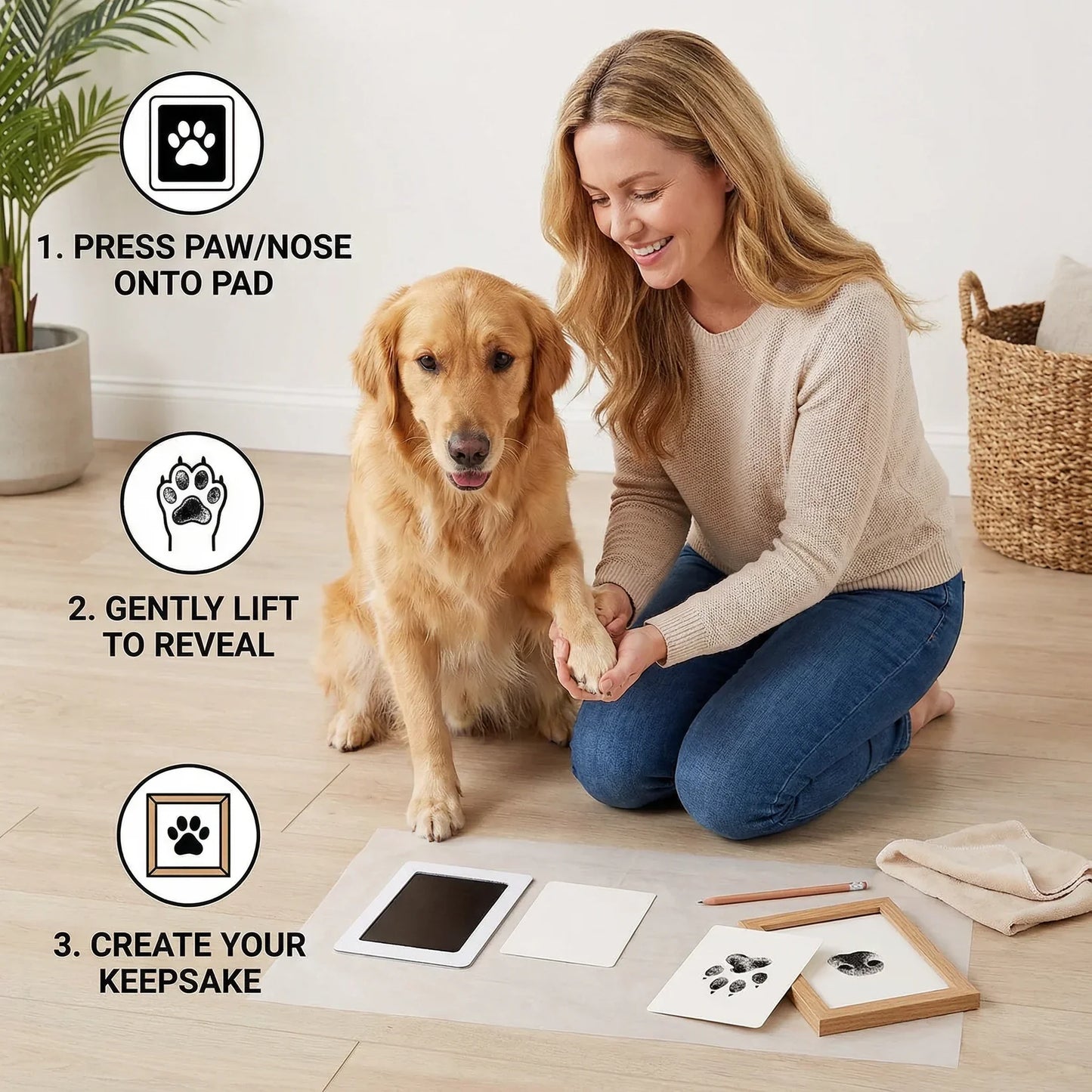 Memorial Keepsake for Dogs Capture Moment Lasts Forever