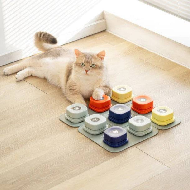 Rubber Slow Feeder Bowl for Cats Voice Recordable