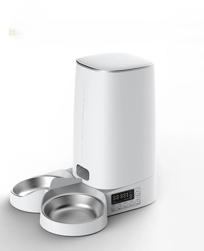 Automatic Remote Slow Feeder Bowl for Cats Waiting 4L