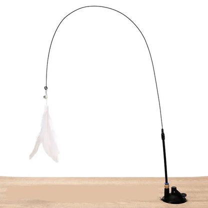 Interactive Engaging Wand Teaser for Cats Restless Feather