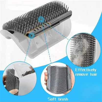 Self Cleaning Massager for Cats Groom Scratch Soothe