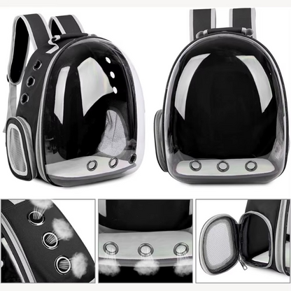 Portable Ventilated Mesh Carrier Bag for Cats Travel