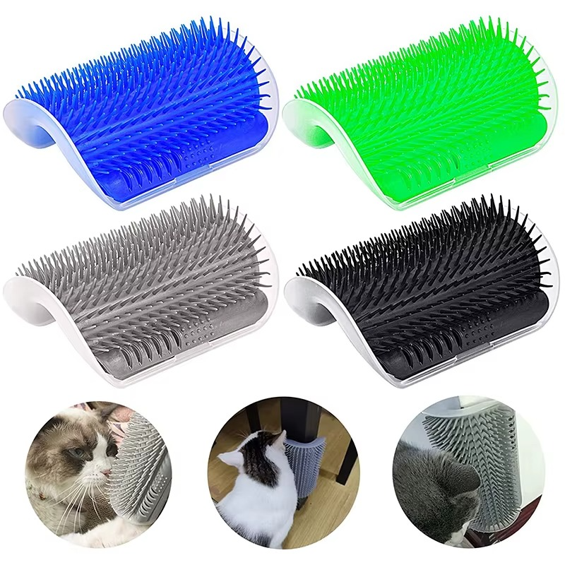 Self Cleaning Massager for Cats Groom Scratch Soothe