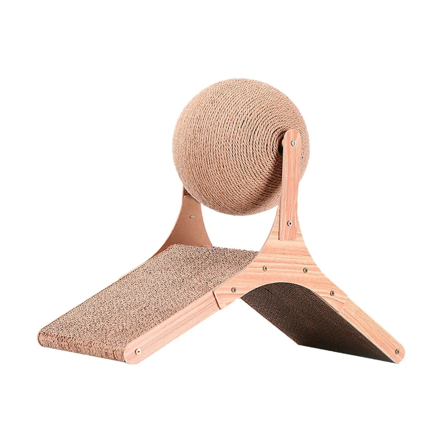 Interactive Resistant Sisal Scratching Post for Cats Protect