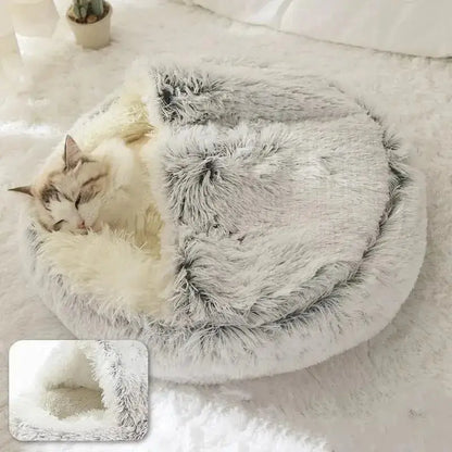 Soft Cozy Plush Bed for Cats & Dogs