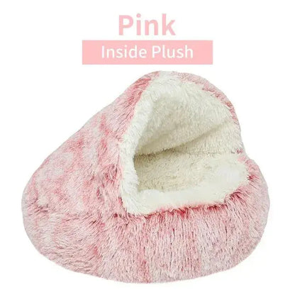 Soft Cozy Plush Bed for Cats & Dogs
