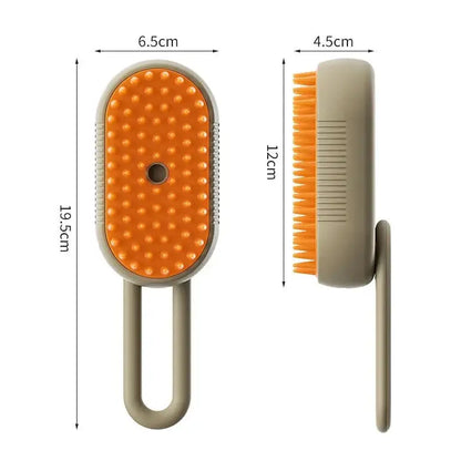 Massager for Cats Groomed Steam Brush Multifunctional 3-IN-1
