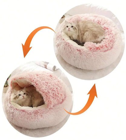 Soft Cozy Plush Bed for Cats & Dogs
