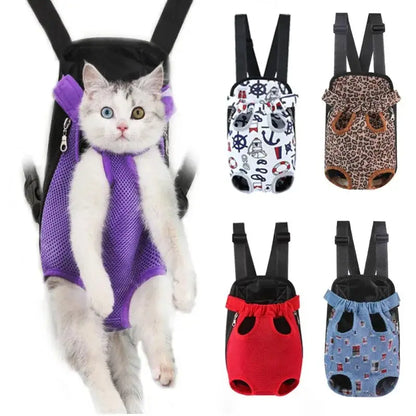 Breathable Mesh Carrier Bag for Cats Travel Style