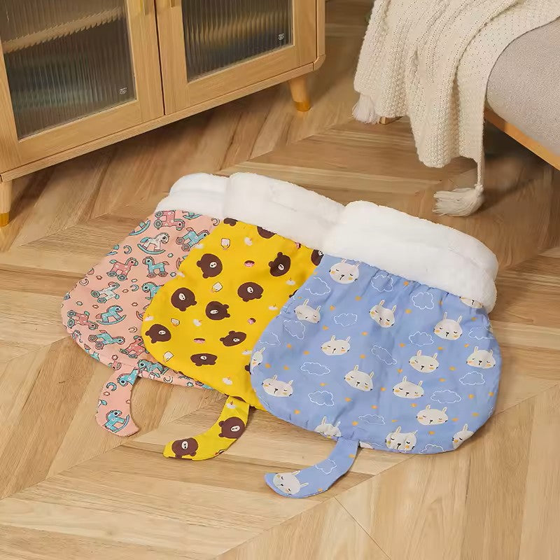 Self Warming Plush Bed for Cats Cozy Warm