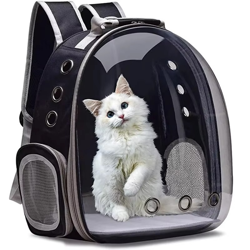 Portable Ventilated Mesh Carrier Bag for Cats Travel