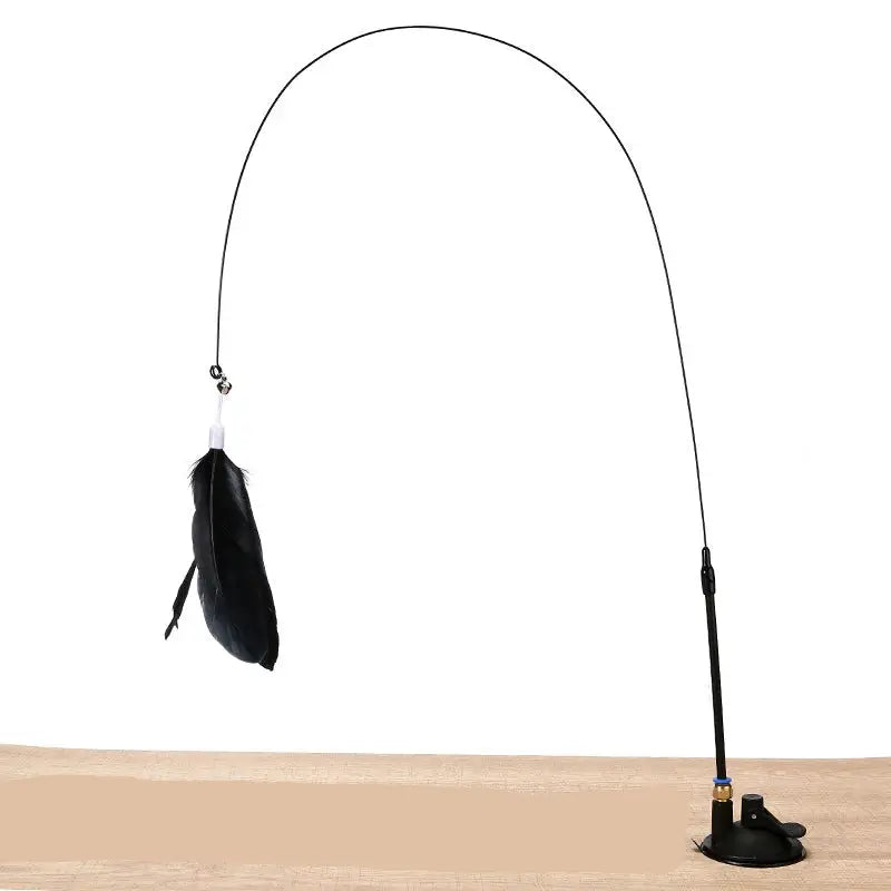 Interactive Engaging Wand Teaser for Cats Restless Feather