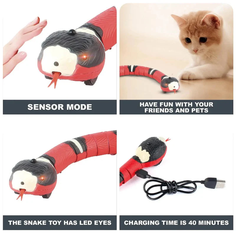 Smart Automatic Wand Teaser for Cats Meet Prey