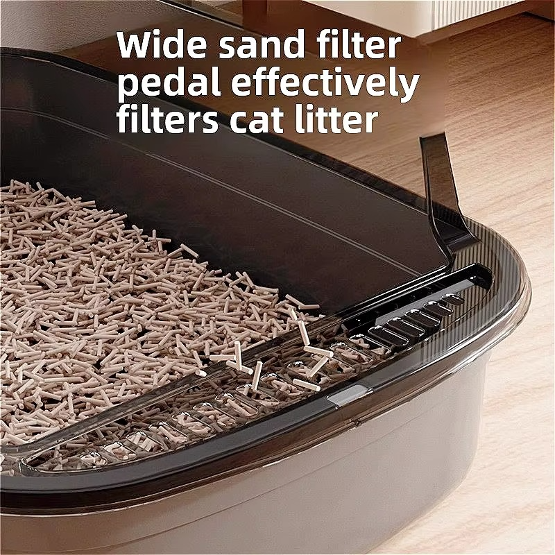 Splashproof Semi Stainless Steel Litter Scoop for Cats