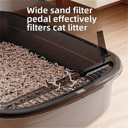 Splashproof Semi Stainless Steel Litter Scoop for Cats
