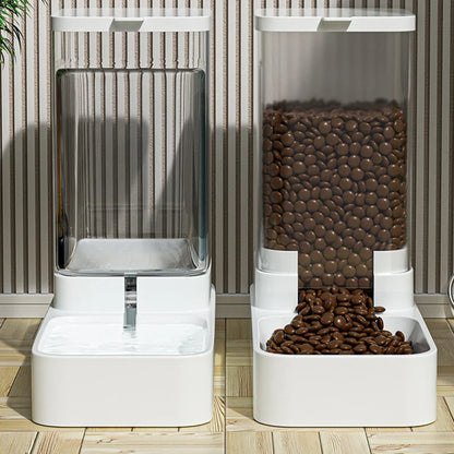 Automatic Gravity Water Fountain for Cats Simplify Feeding