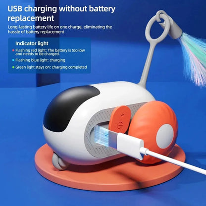 Smart Automatic Wand Teaser for Cats Interactive Playtime
