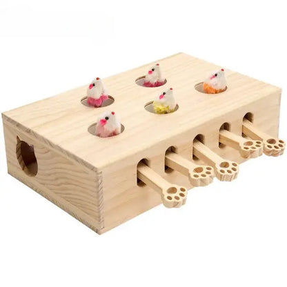 Interactive Durable Plush Toy for Cats Whack Mole