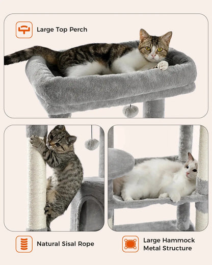 Spacious Multi Sisal Scratching Post for Cats Give