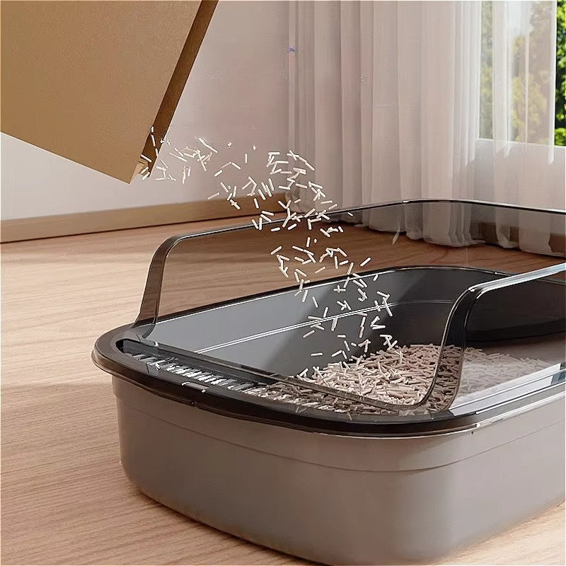 Splashproof Semi Stainless Steel Litter Scoop for Cats